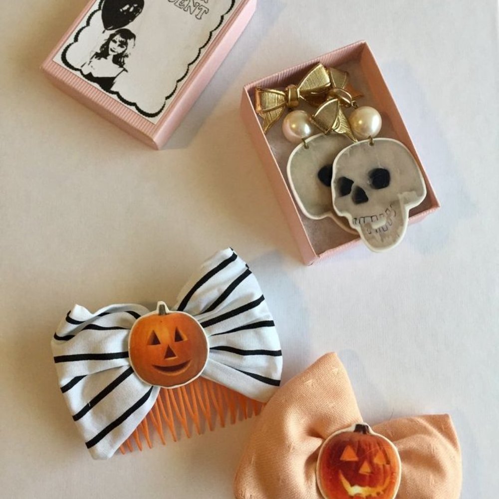 imyourpresent Hair Bows + Earrings